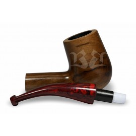 Cachimbo Bertoldi Elite Grande Natural com Filtro 9mm